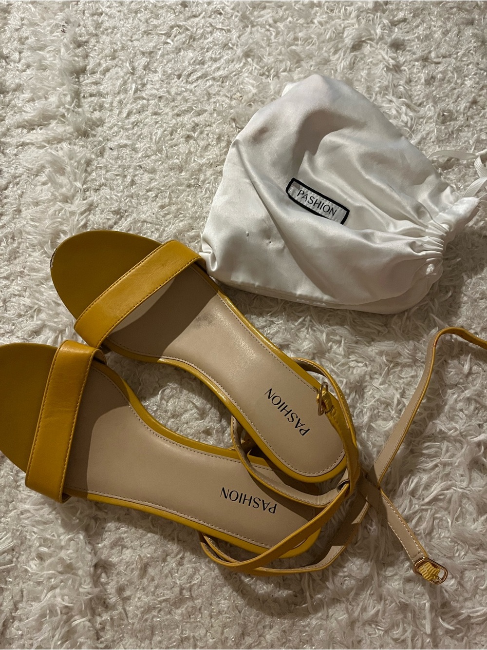 Pashion Yellow Sandals/ Heels